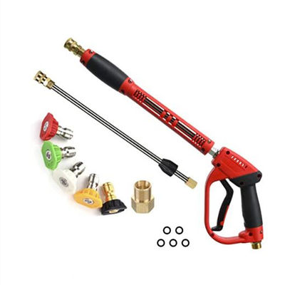 qualité  40 Inch Car Wash, 5000 PSI High Pressure Power Seal Gun with Replacement Extension Wand, M22-14/15mm Mount, 5 Jet Tips usine